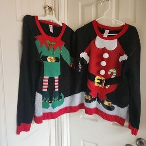 Two Person Ugly Christmas Sweater Size S / M